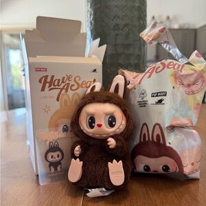 Authentic Pop Mart Labubu Monsters Have A Seat Plush Duo Duo Secret *US Seller**